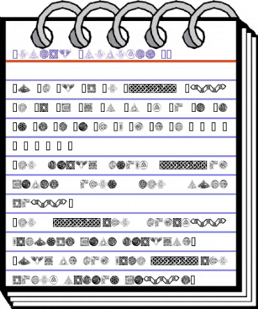 Celtic Elements IV Regular animated font preview