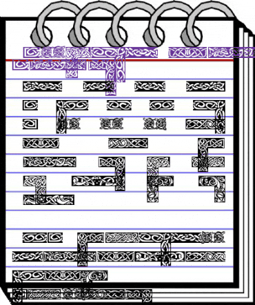 CelticBorders Regular animated font preview