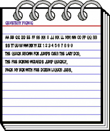 Cemetery Picnic Regular animated font preview Cemetery Picnic Regular animated font preview