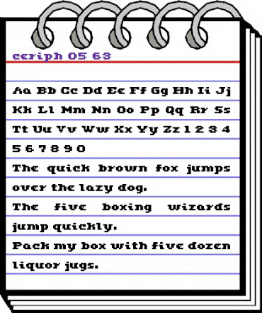 ceriph 05_63 Regular animated font preview ceriph 05_63 Regular animated font preview