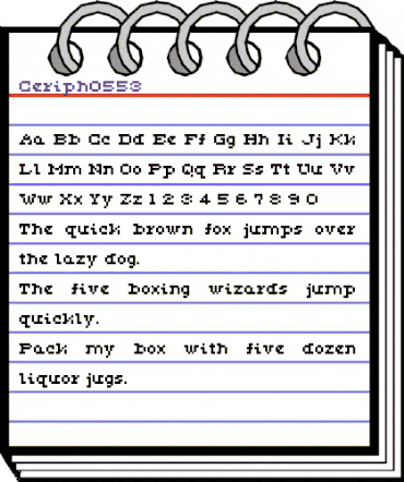 ceriph 05_53 Regular animated font preview ceriph 05_53 Regular animated font preview