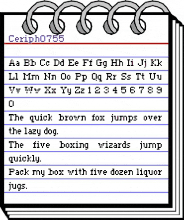 ceriph 07_55 Regular animated font preview ceriph 07_55 Regular animated font preview