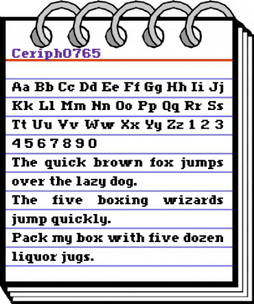 ceriph 07_65 Regular animated font preview ceriph 07_65 Regular animated font preview