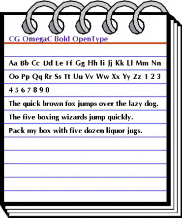 CG-OmegaC Bold animated font preview CG-OmegaC Bold animated font preview