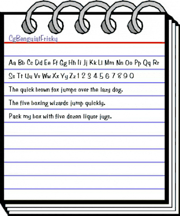 CgBenguiatFrisky Medium animated font preview CgBenguiatFrisky Medium animated font preview