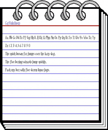 Cg Medium animated font preview