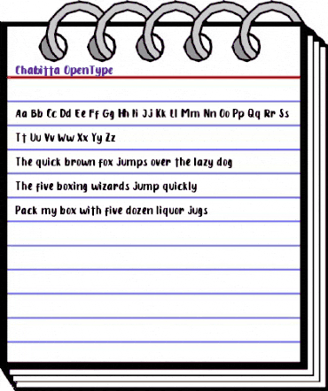 Chabitta Chabitta animated font preview Chabitta Chabitta animated font preview