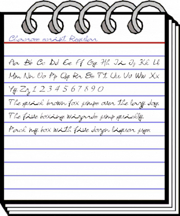 Chacross script Regular animated font preview Chacross script Regular animated font preview