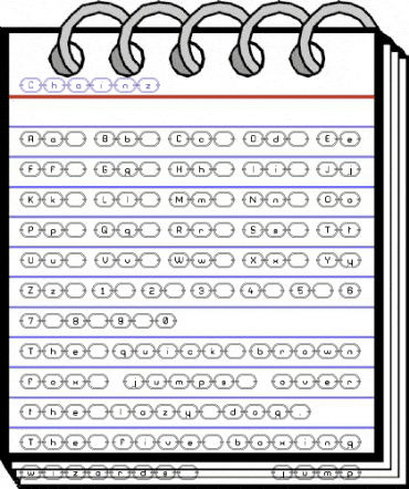 Chainz Regular animated font preview Chainz Regular animated font preview