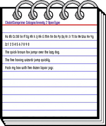 ChaletComprime CologneSeventy animated font preview ChaletComprime CologneSeventy animated font preview