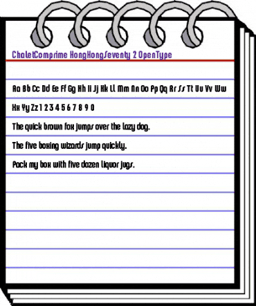 ChaletComprime HongKongSeventy animated font preview ChaletComprime HongKongSeventy animated font preview