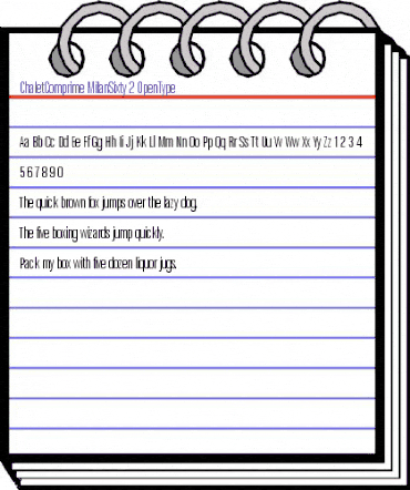 ChaletComprime-MilanSixty Regular animated font preview ChaletComprime-MilanSixty Regular animated font preview