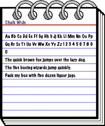 Chalk Wide Regular animated font preview Chalk Wide Regular animated font preview