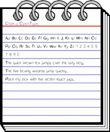 Chalk-y Regular animated font preview