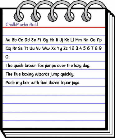 Chalk Marks Bold animated font preview Chalk Marks Bold animated font preview