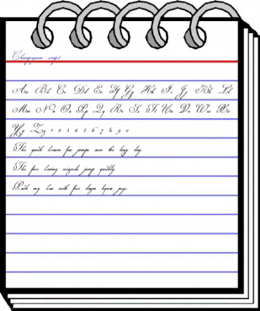 Champignon script Regular animated font preview Champignon script Regular animated font preview