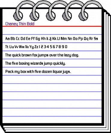 Chaney Thin Bold animated font preview Chaney Thin Bold animated font preview