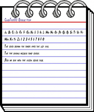 CharkText116 Regular animated font preview CharkText116 Regular animated font preview