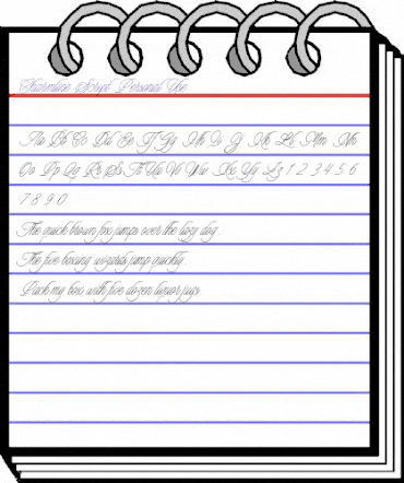 Charmline Script Personal Use Regular animated font preview