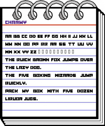 Charmy Regular animated font preview Charmy Regular animated font preview