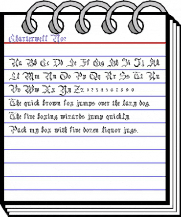 Charterwell No2 Regular animated font preview Charterwell No2 Regular animated font preview