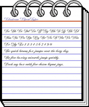 Chateau Regular animated font preview Chateau Regular animated font preview