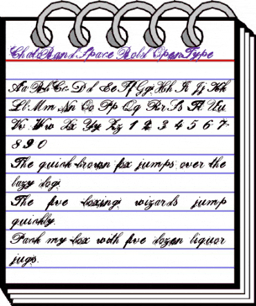 ChatoBand Space Regular animated font preview