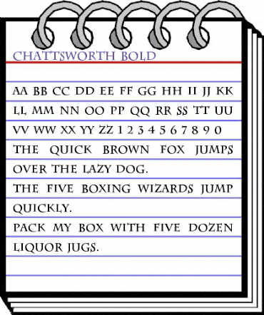 Chattsworth Bold animated font preview Chattsworth Bold animated font preview