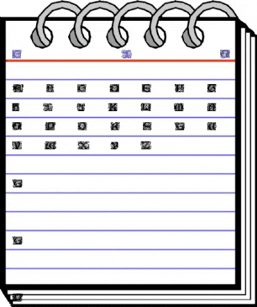 ChaucerianInitials Regular animated font preview