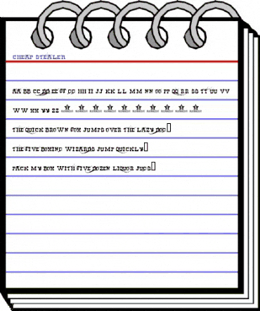 Cheap stealer Regular animated font preview Cheap stealer Regular animated font preview