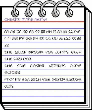 Cheers Mate Demo Regular animated font preview Cheers Mate Demo Regular animated font preview