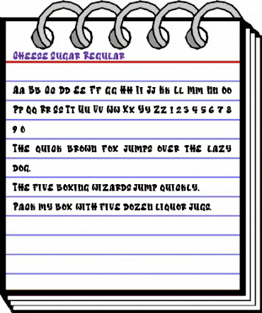 Cheese Sugar Regular animated font preview Cheese Sugar Regular animated font preview