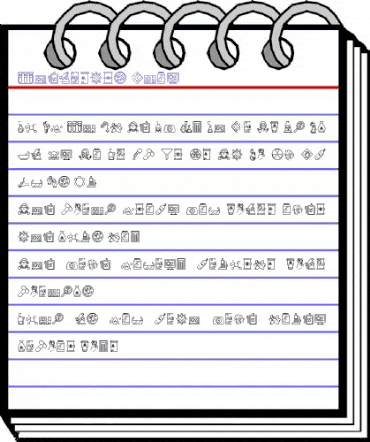 Chemistry Icon Regular animated font preview