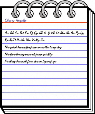 Cherry Angela Cherry Angela animated font preview Cherry Angela Cherry Angela animated font preview