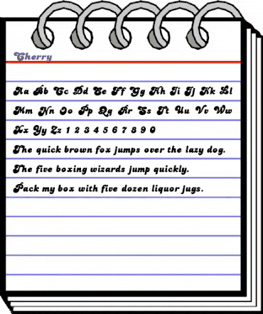 Cherry Regular animated font preview Cherry Regular animated font preview