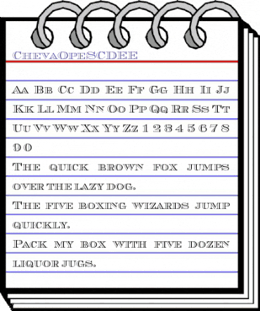 ChevaOpeSCDEE Regular animated font preview ChevaOpeSCDEE Regular animated font preview