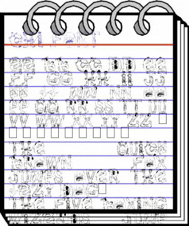 Chi font Regular animated font preview