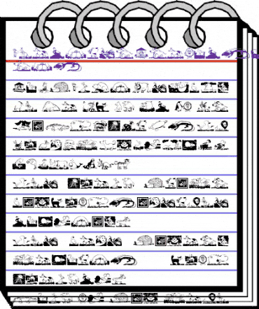 ChildrenAnimalsFriends Regular animated font preview ChildrenAnimalsFriends Regular animated font preview