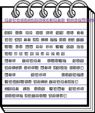 ChildsPlay Blocks animated font preview ChildsPlay Blocks animated font preview