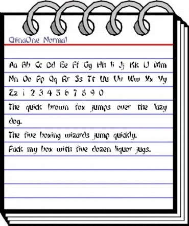 ChinaOne Normal animated font preview ChinaOne Normal animated font preview