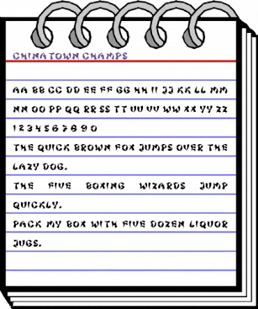 Chinatown Champs Regular animated font preview Chinatown Champs Regular animated font preview