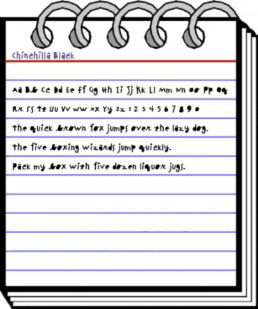 Chinchilla Black Regular animated font preview Chinchilla Black Regular animated font preview