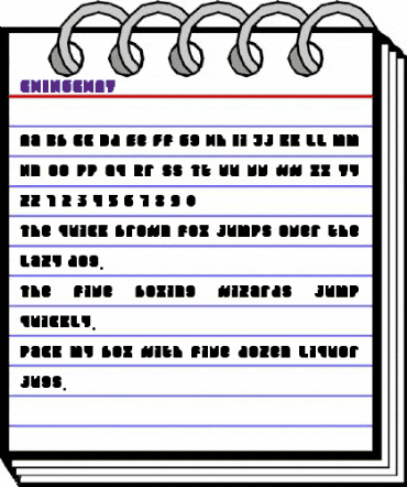 CHINGCHAY Regular animated font preview CHINGCHAY Regular animated font preview