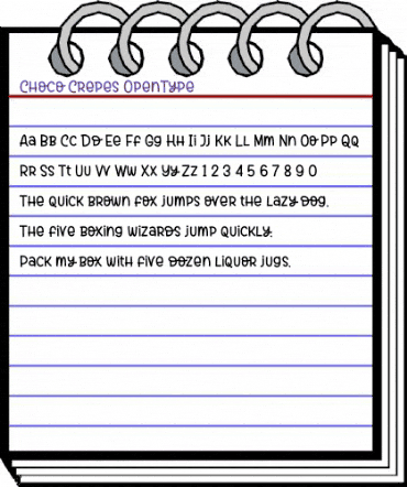 Choco Crepes Regular animated font preview Choco Crepes Regular animated font preview