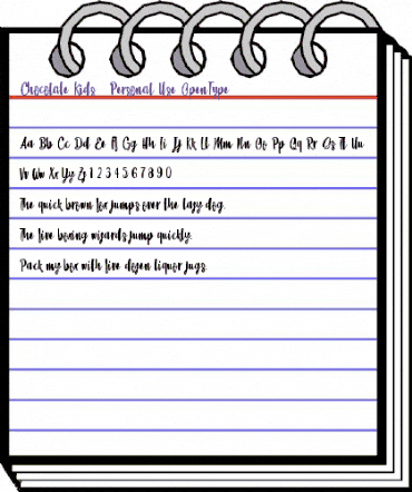 Chocolate Kids - Personal Use Regular animated font preview Chocolate Kids - Personal Use Regular animated font preview