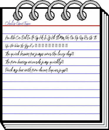 Cholis Regular animated font preview Cholis Regular animated font preview