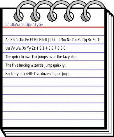 ChollaSans Roman animated font preview ChollaSans Roman animated font preview