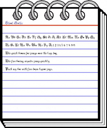 Chool-Gothic Regular animated font preview Chool-Gothic Regular animated font preview