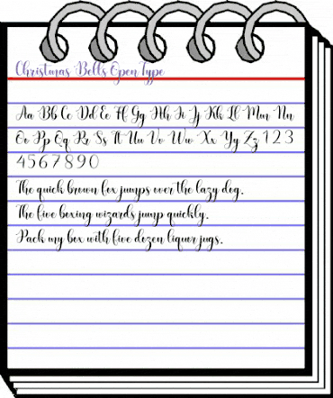 Christmas Bells Regular animated font preview Christmas Bells Regular animated font preview