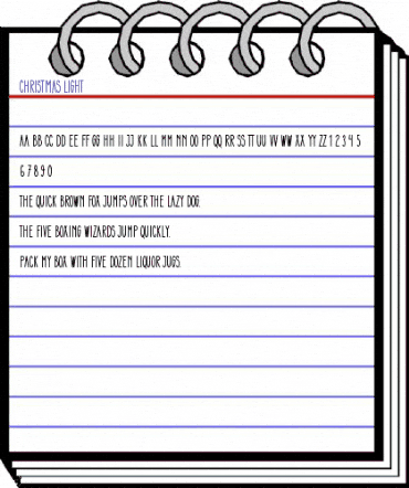 Christmas Light Regular animated font preview Christmas Light Regular animated font preview